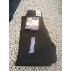 Women's Route 66 Ladies Stretch Black Size 13/14 . 96% Cotton/ 4% Spandex.